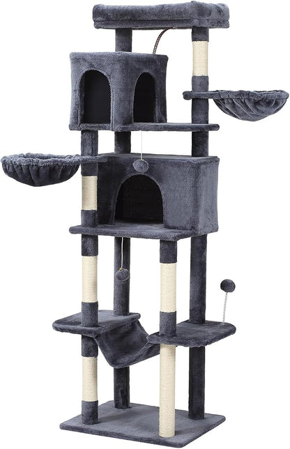 70-Inch Cat Tree, Large Cat Tree Tower by LETKIND