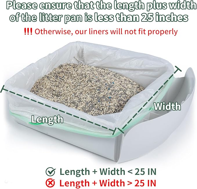 ANWA 40 Count Cat Litter Box Liners - Image 2