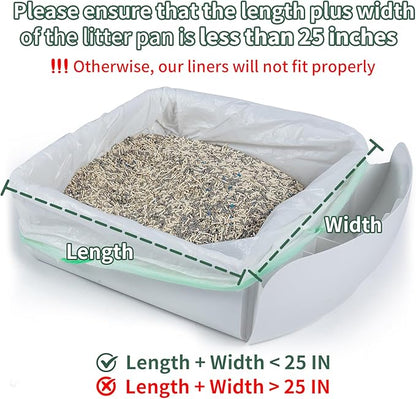 ANWA 120 Count Cat Litter Box Liners - Image 2