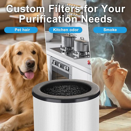 Small Air Purifiers for Bedroom Home Dorm Up to 600 sqft, 20 dB Quiet Desktop - Image 8