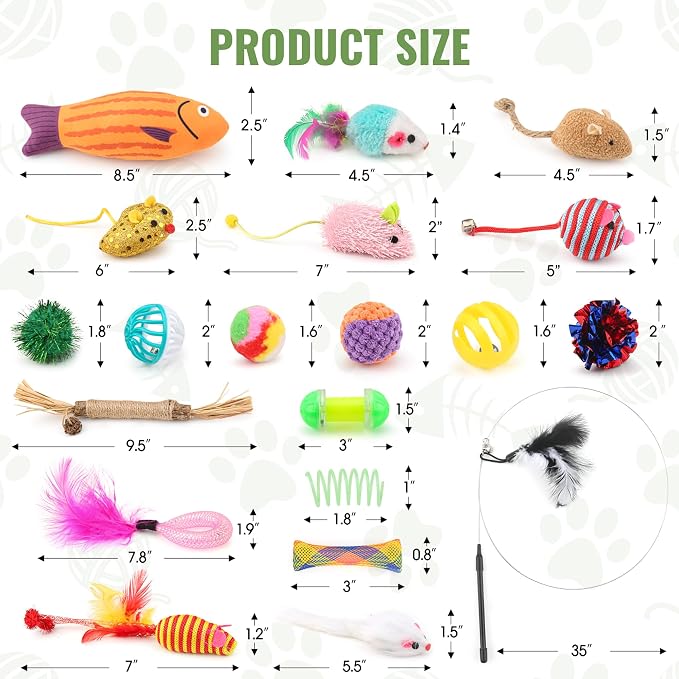 Fashion's Talk Cat Toys Variety Pack - Image 6