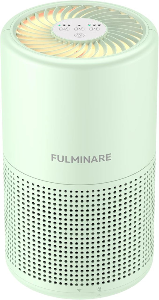 FULMINARE Air Purifiers for Home Bedroom H13 HEPA Air Purifier, 3 Speeds by PureAirPowerfulSound