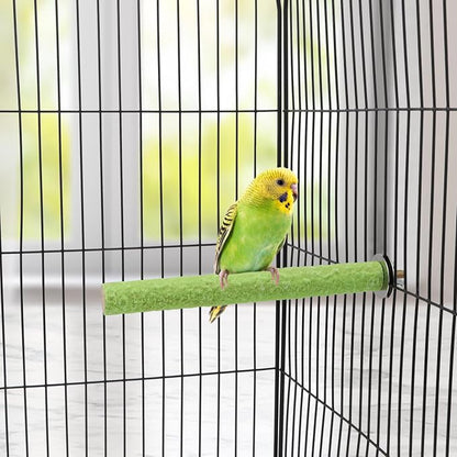 Hypeety Bird Cage Perch Stand Wooden Paw Grinding Toy Chew Toys - Image 5