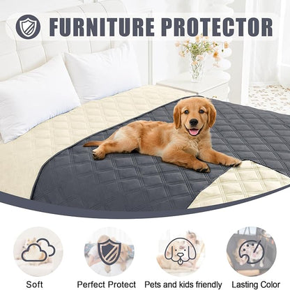 Smiry Waterproof Dog Bed Cover Blanket 40x80, Soft Reversible Pet Blanket - Image 8