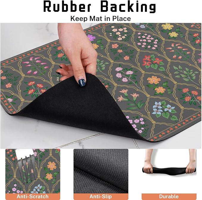 Absorbent Pet Dog Bowl Mat for Food and Water, Pet Cat Food Feeding Mat - Image 4