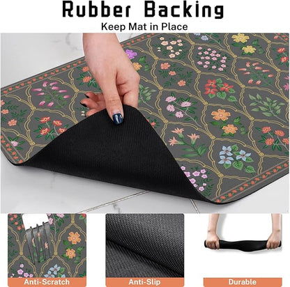Absorbent Pet Dog Bowl Mat for Food and Water, Pet Cat Food Feeding Mat - Image 4