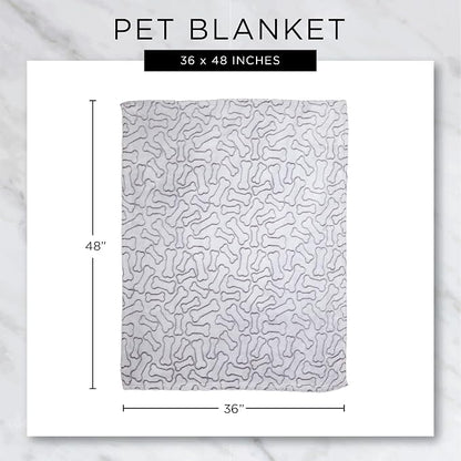 Bone Dry Embossed Bone Print Pet Blanket - Image 7