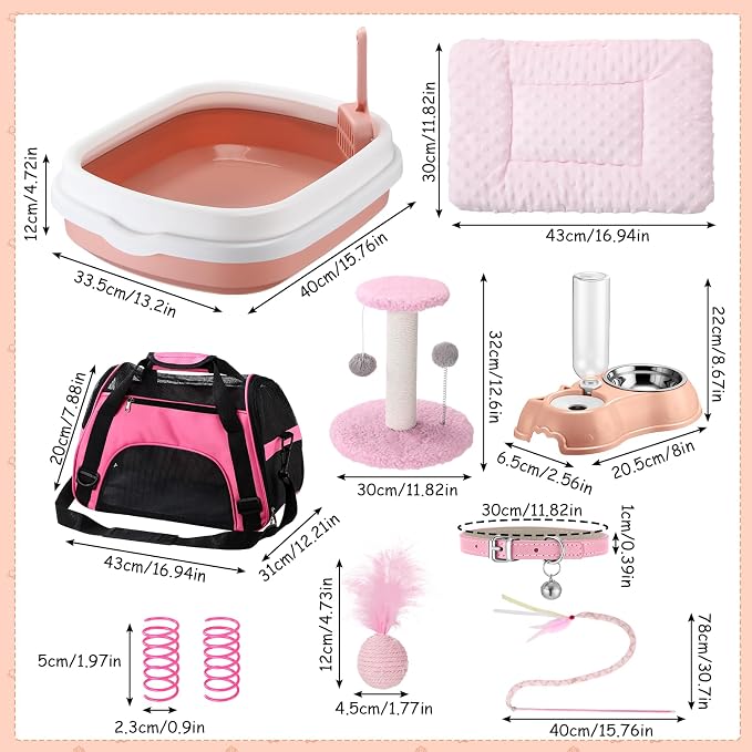 Eccliy Kitten Starter Kit, Pet Toy, Folding Carrier, Climbing Frame, Automatic - Image 3