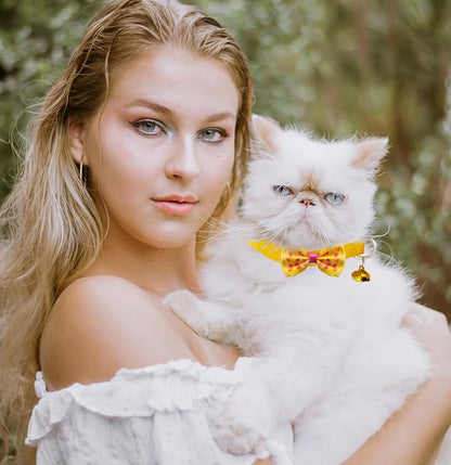 16 PCS Cute Cat Collars with Bells - Image 3