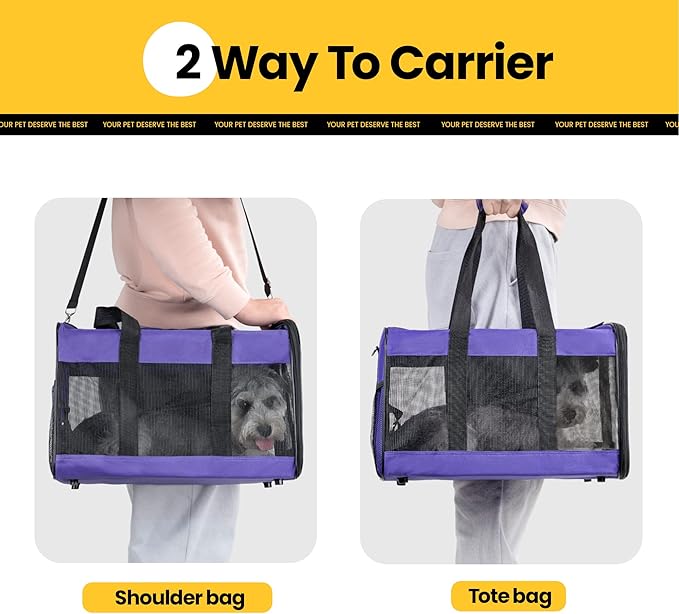 Cat Carrier Airline Approved, Soft-Sided Dog Carrier - Image 6