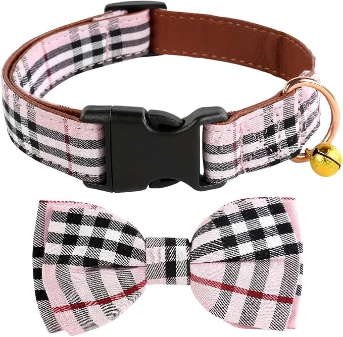Yizepet Dog Collar with Bow Tie- Adjustable pet Collar - Image 2