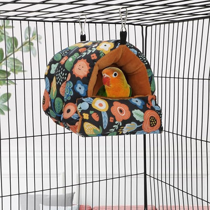 Wontee Bird Nest House Winter Warm Snuggle Hut Bird Bed Hanging Hammock - Image 2