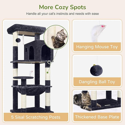 Globlazer Cat Tree Tower with Scratching Post - Image 5
