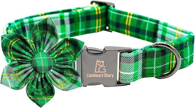 Lionheart glory St. Patrick's Day Dog Collar by LionheartGlory
