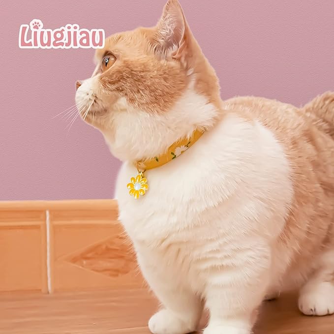 2 Pack Cotton Breakaway Cat Collar - Image 5