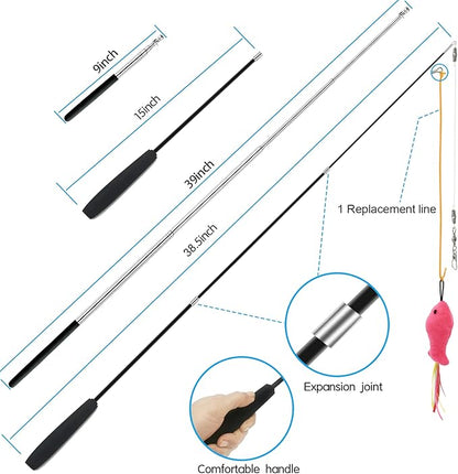 ZPH Cat Toys, Interactive Feather Variety Pack - Image 2
