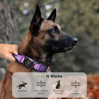 2026 Upgrade Waterproof AirTag Dog Collar, Military Tactical Dog Collar - Image 6
