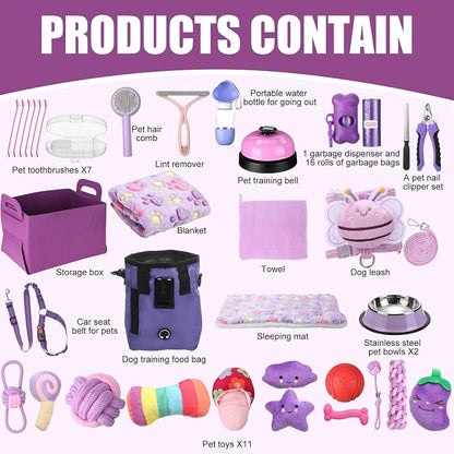Abbylike 50 Pcs Puppy Supplies Starter Kit - Image 2