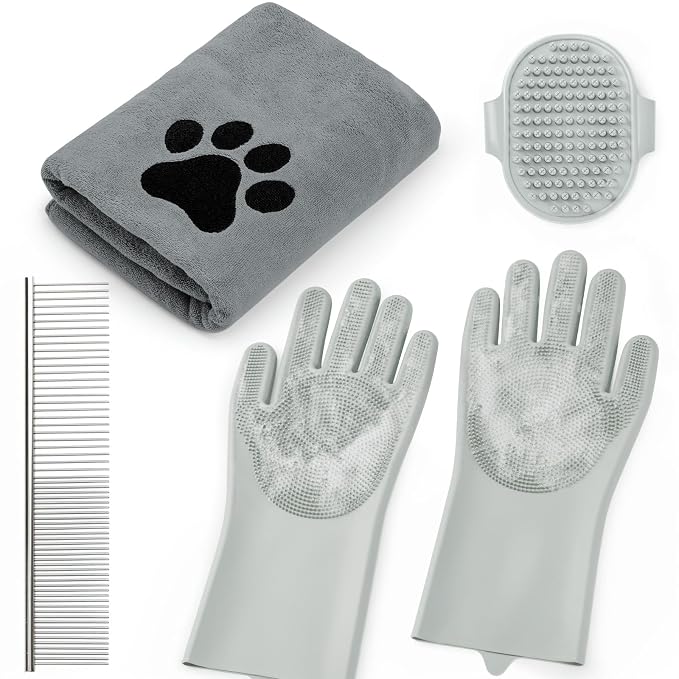 Pet Shower & Bath Supplies，Dog Shampoo Brush Set by Unknown