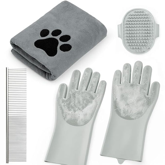 Pet Shower & Bath Supplies，Dog Shampoo Brush Set by Unknown