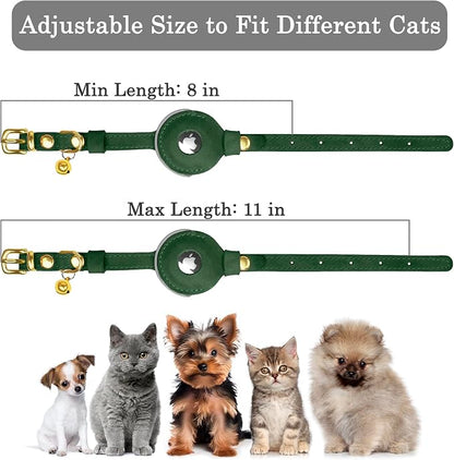 OOPSDOGGY Reflective Leather AirTag Cat Collar - Image 3