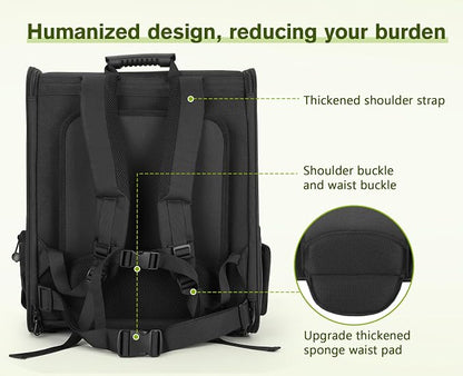 Pecute Pet Carrier Backpack, Large Cat Carrier Backpack, Expandable cat Backpack - Image 4