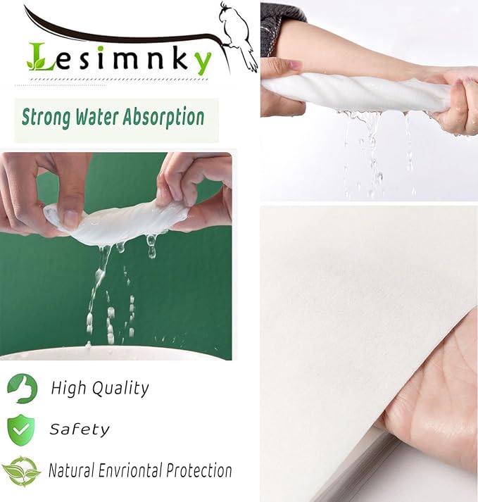 100pcs Bird Cage Liner Papers, 11×20in Big Size Disposable Non-Woven Cage Paper - Image 4
