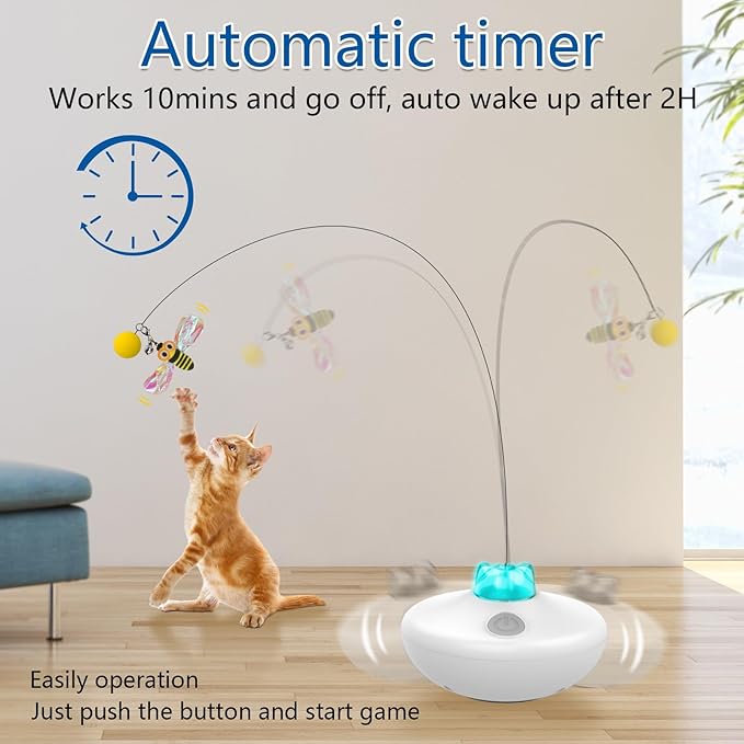 Interactive Cat Toys Cat Exercise Tumbler, Rechargeable Cat Toys - Image 2