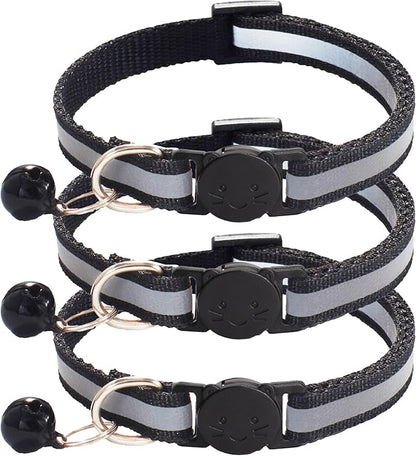 3 Pack Reflective and Breakaway Cat Collars by Unknown