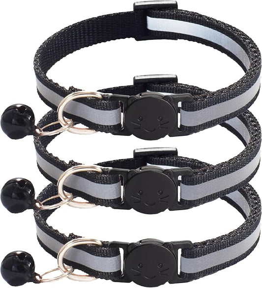 3 Pack Reflective and Breakaway Cat Collars by Unknown