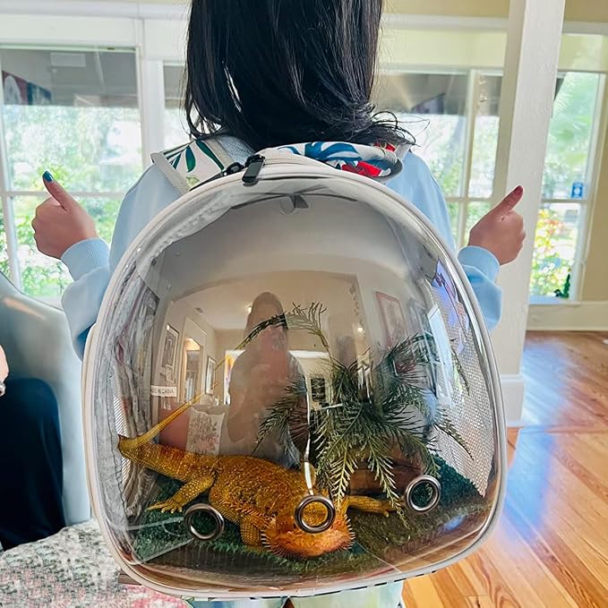 Hamster Backpack Carrier, Bearded Dragon Carrier Backpack - Image 4
