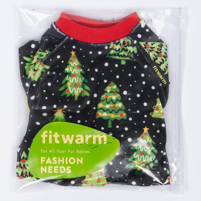 Fitwarm Christmas Tree Dog Pajamas, Christmas Clothes - Image 7