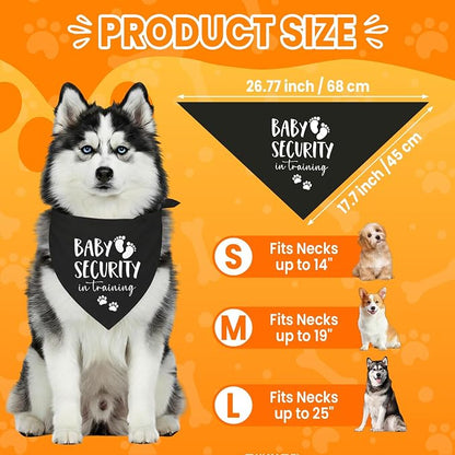 Baby Security in Training Dog Bandana Pet Scarf Pregnancy Announcement Dog - Image 3
