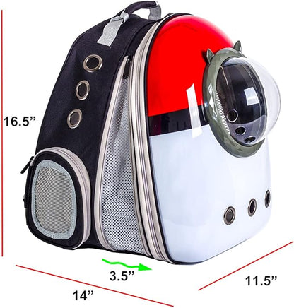 Front Expandable Cat Backpack Carrier, Large Cat Backpack Fits Up to 20 lbs - Image 2