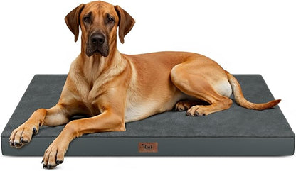 Flat Extra Large Dog Bed, Jumbo Waterproof Dog Bed by TailStories