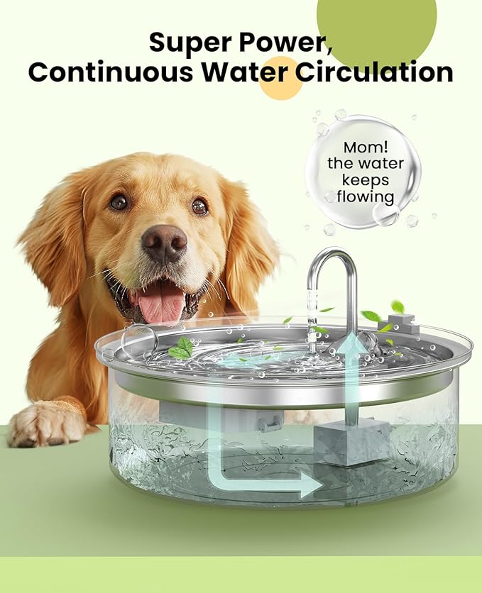 oneisall Replacement Pump for PWF-002-B, Replacement Pump for Dog Water Fountain - Image 4
