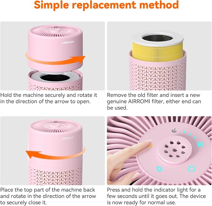 AIRROMI Pets Air Purifier for Home Allergies, - Image 9