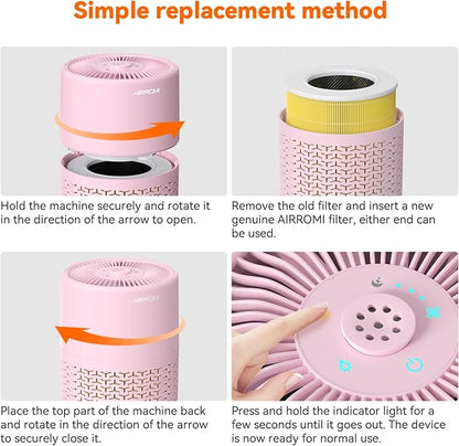AIRROMI Pets Air Purifier for Home Allergies, - Image 9