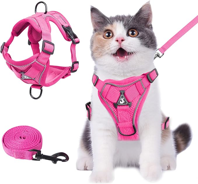 Wanheart Summer cat Chest Harness and Leash, Anti-Escape Adjustable Soft mesh by Unknown