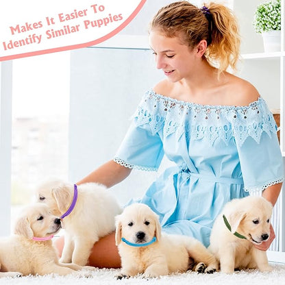 BOUMUSOE 16pcs Adjustable Puppy ID Bands - Image 6