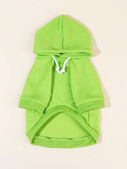 QWINEE Basic Dog Hoodie Sweatshirt Puppy Sweater Warm Cat Costumes Pet Clothes - Image 4