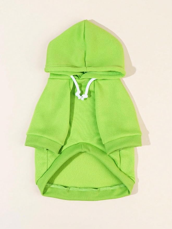 QWINEE Basic Dog Hoodie Sweatshirt Puppy Sweater Warm Cat Costumes Pet Clothes - Image 4