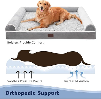 WESTERN HOME Dog Beds Large Sized Dog, Orthopedic Large Pet Bed - Image 4