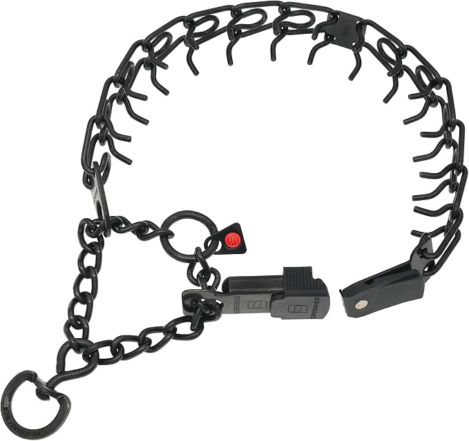 Herm Sprenger Black Stainless Steel Dog Collar - Image 3