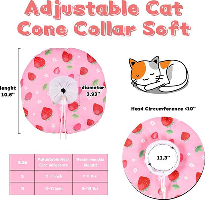 Cat Cone Collar Soft, Medium Waterproof Cat Recovery Collar - Image 6