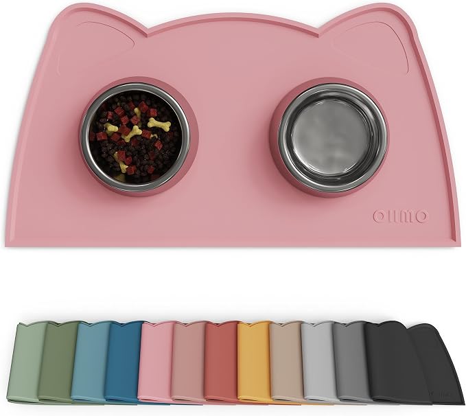 OHMO - Cat Food Mat, Silicone Pet Feeding Mat by OHMO