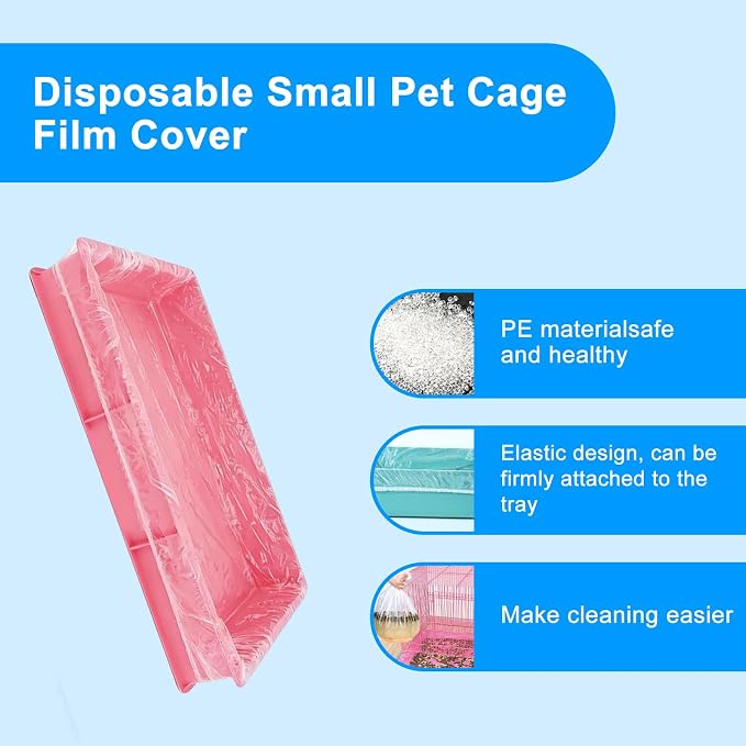 Disposable Cage Liners 50PCS, Plastic Litter Liner Bag - Image 5