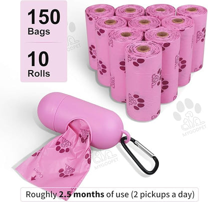 Dog Poop Bags Rolls with Dispenser 150 Count Biodegradable Bags - Image 7