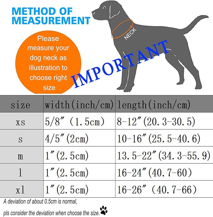DOGWONG Cotton Dog Collar, Heavy-Duty Dog Collar Durable Soft Boy Dog Collar - Image 6
