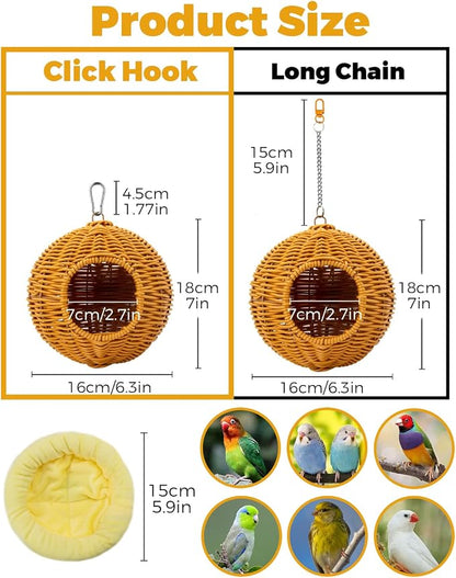 Chewproof Steel Frame Bird Nest - Image 4